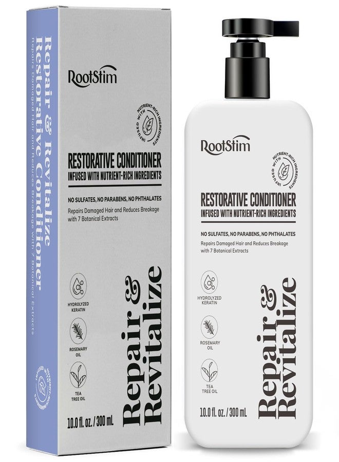 RootStim Thickening Conditioner for Thinning Hair: Anti-Breakage Formula with Rosemary Oil, Saw Palmetto & Hydrolyzed Keratin – Volumizing Treatment for Men & Women – Sulfate & Silicone Free, 10 fl oz - Image 1